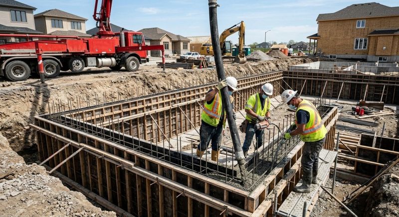 Poured Foundation Installation