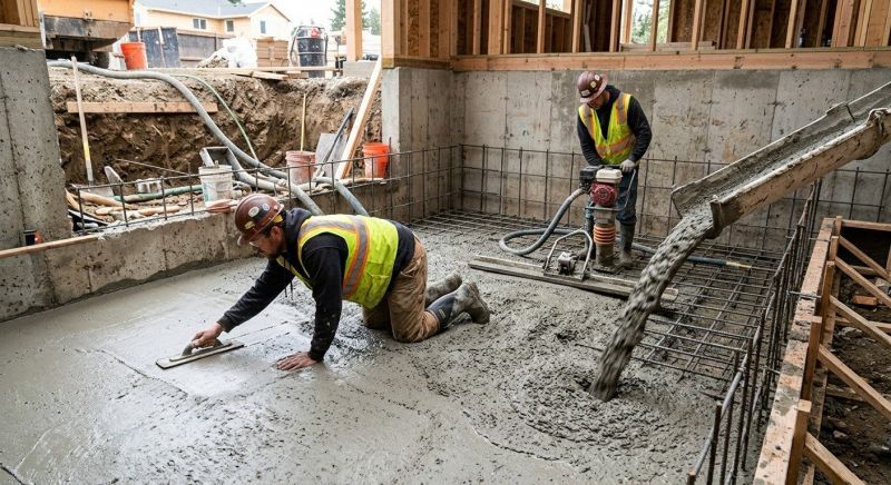 Basement Concrete Installation in Swansboro, NC
