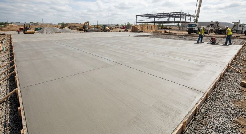 Commercial Slab Construction in Hubert, NC