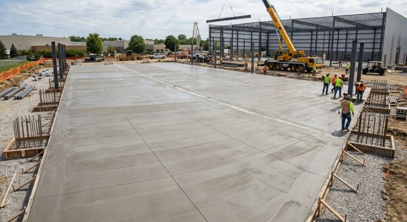 Commercial Slab Construction in Jacksonville, NC