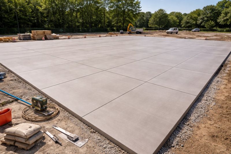 Commercial Slab Installation in Hubert, NC