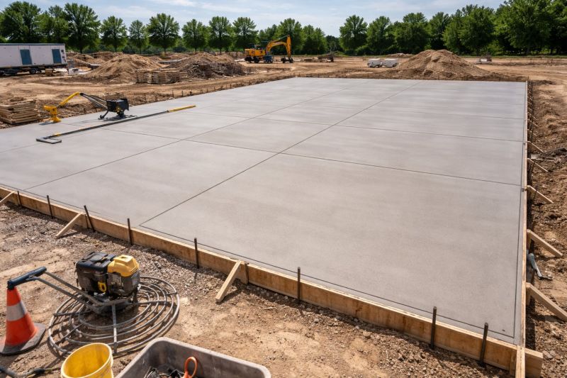 Commercial Slab Installation in Maysville, NC