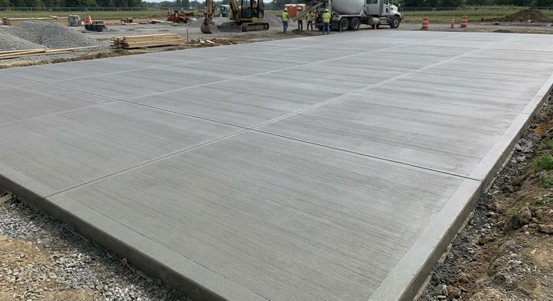 Commercial Slab Installation in Onslow County, NC