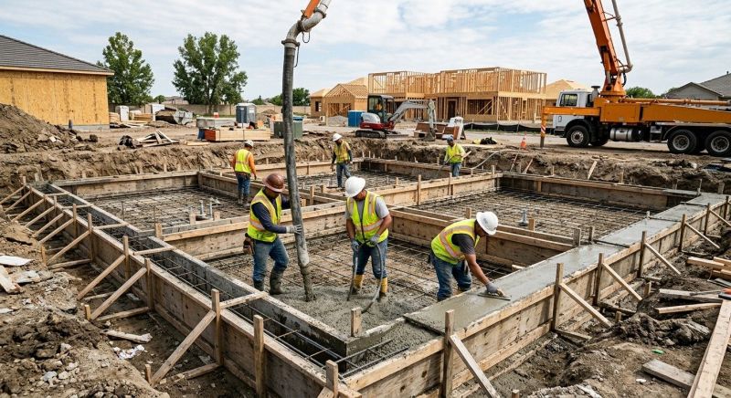 Concrete Foundation Installation in Maysville, NC