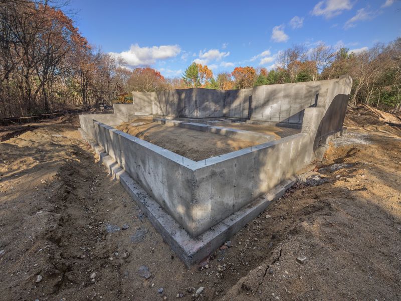 Foundation Wall Pouring in Hubert, NC