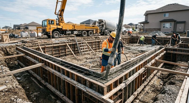 Foundation Wall Pouring in Swansboro, NC