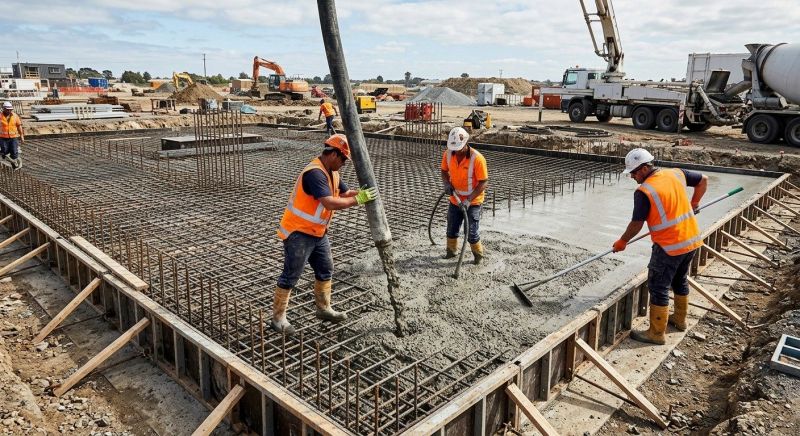 Poured Foundation Installation in Jacksonville, NC